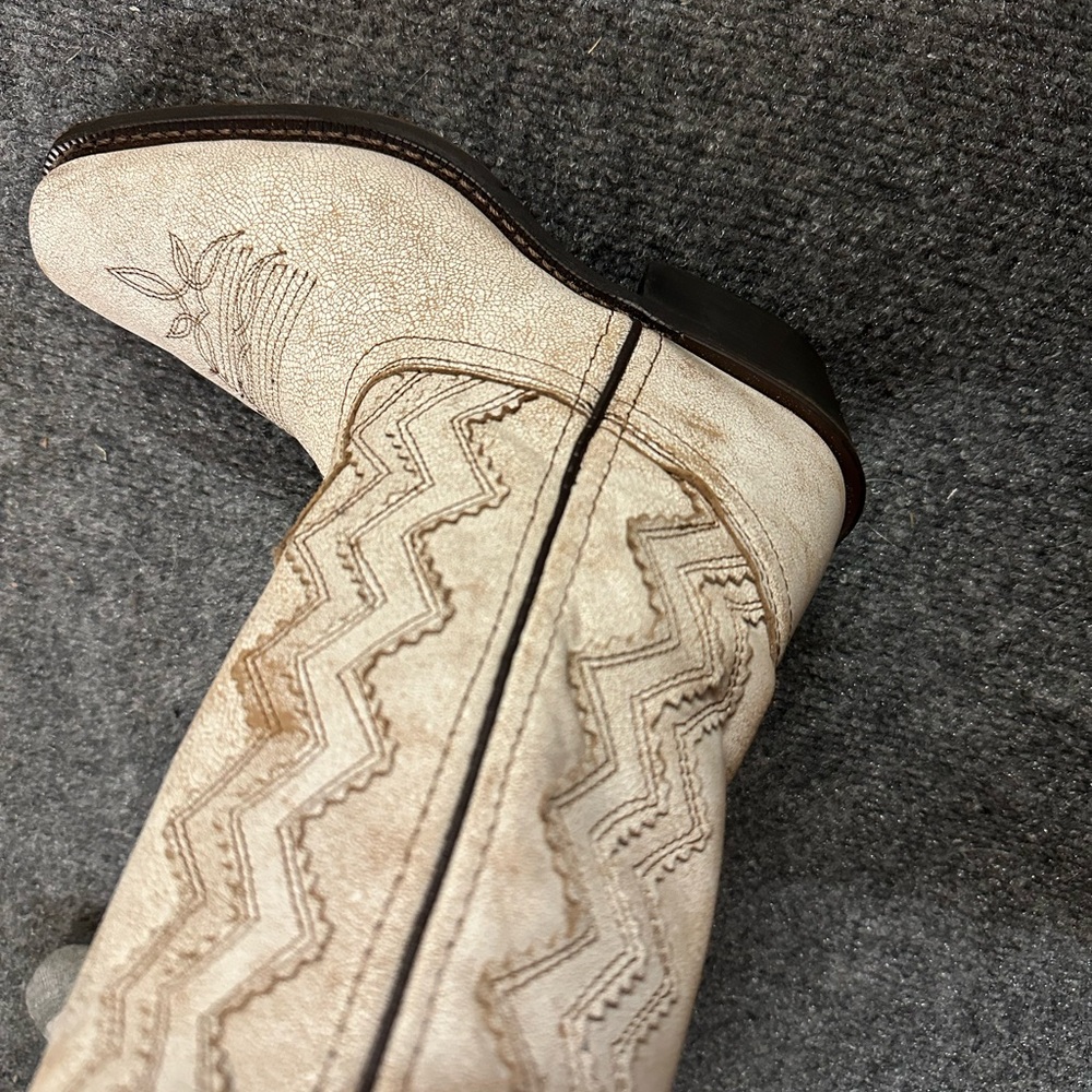 Laredo Leopard Print Cowboy Boots